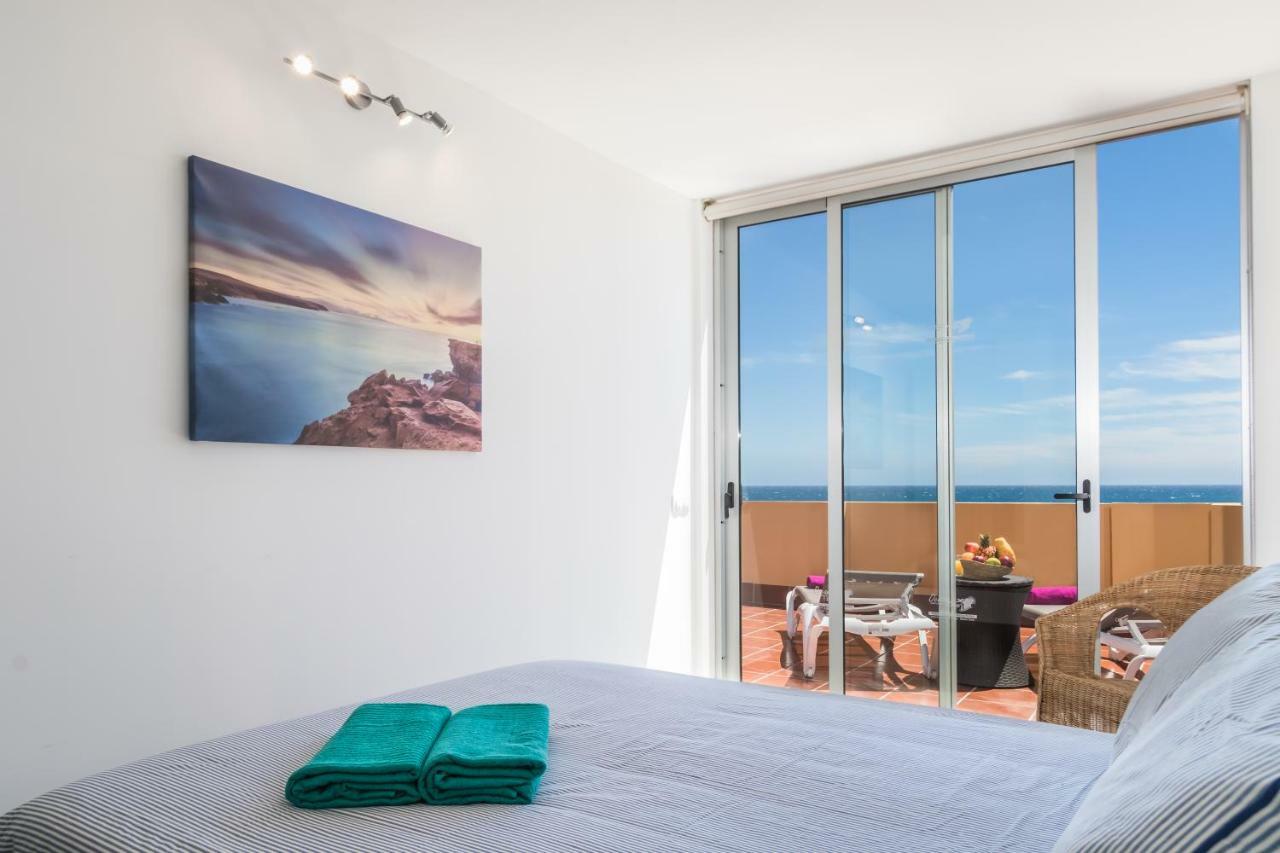Apartmán Ocean View Penthouse Gran Tarajal Exteriér fotografie