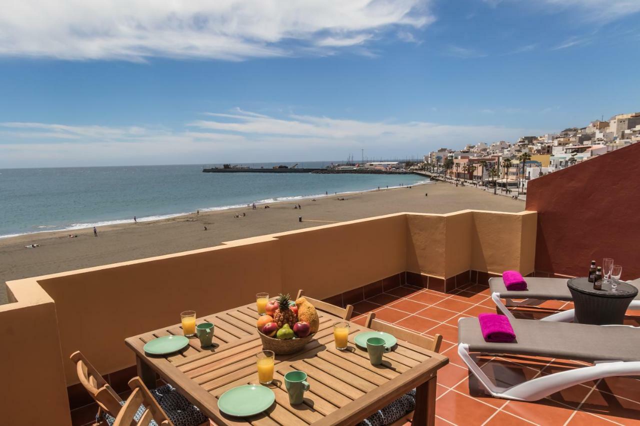 Apartmán Ocean View Penthouse Gran Tarajal Exteriér fotografie