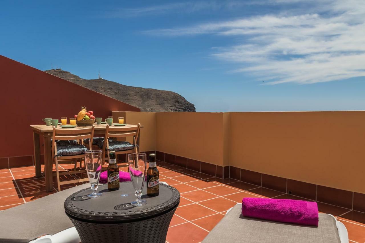 Apartmán Ocean View Penthouse Gran Tarajal Exteriér fotografie